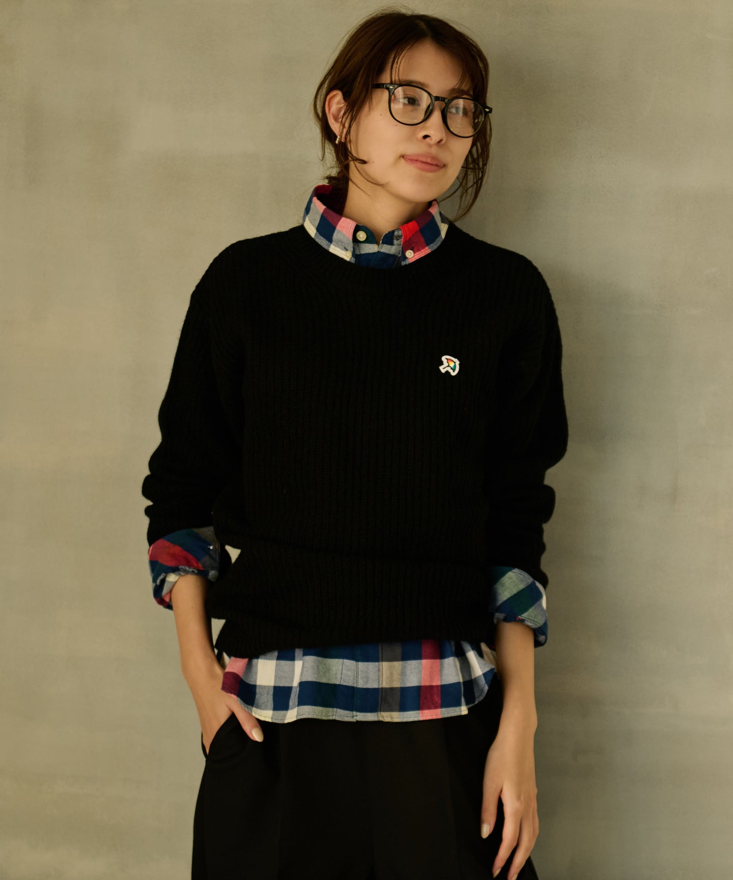 Arnold Palmer シェア 畔編みウールニットセーター